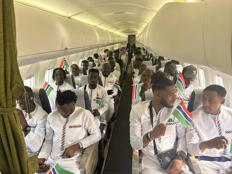 CAN 2023 : Retour précipité de l'équipe nationale de la Gambie en raison d'une urgence aérienne