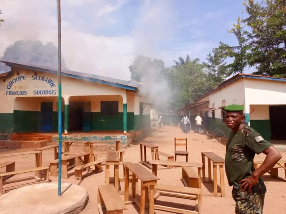 Kissidougou: une école ravagée par un incendie